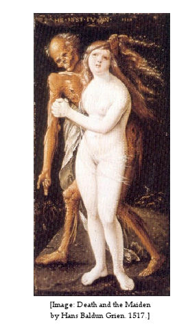 Death and the Maiden by Hans Baldung Grien